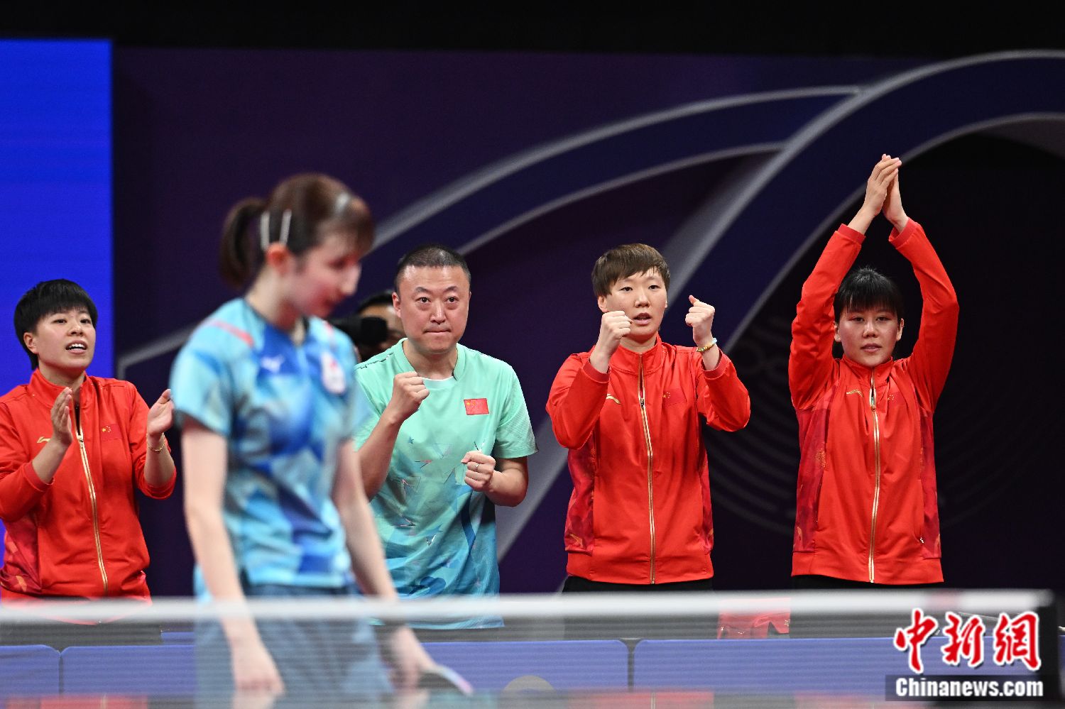 中国国乒女团3比0战胜日本队 拿下亚运五连冠