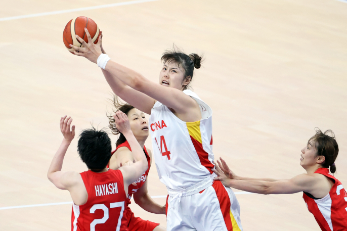 女篮决赛中国队击败日本队 全胜战绩蝉联亚运金牌