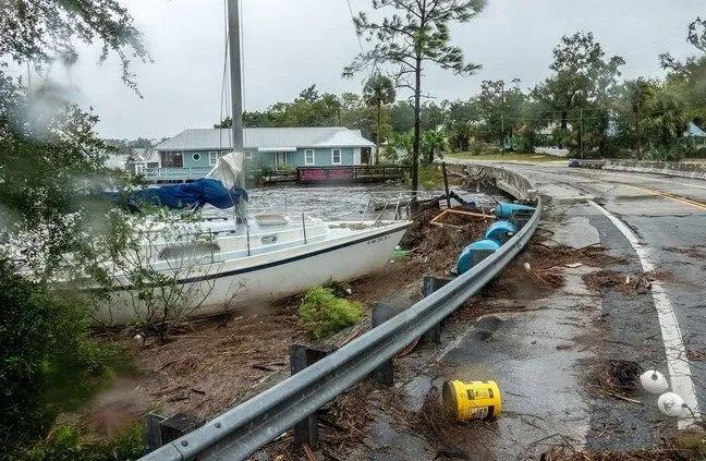 飓风Idalia登陆，打破多项历史记录！25万用户停电，2人死亡
